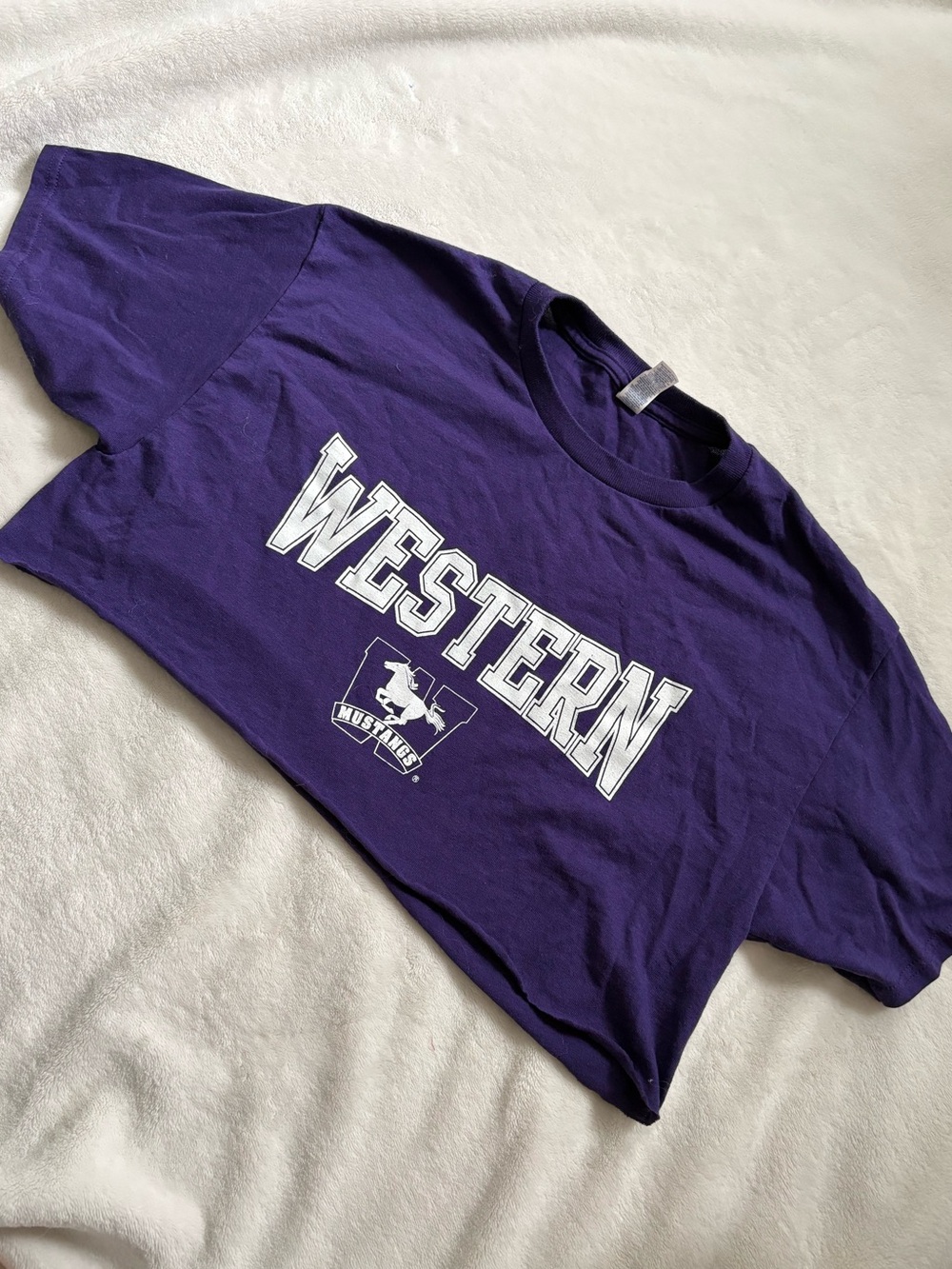 Western University Cropped T-Shirt